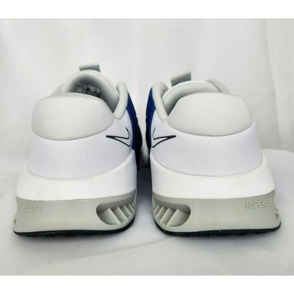 MEN'S NIKE METCON 9 WHITE BLUE BLACK DZ2617-700 WEIGHTLIFTING GYM - Picture 7 of 10